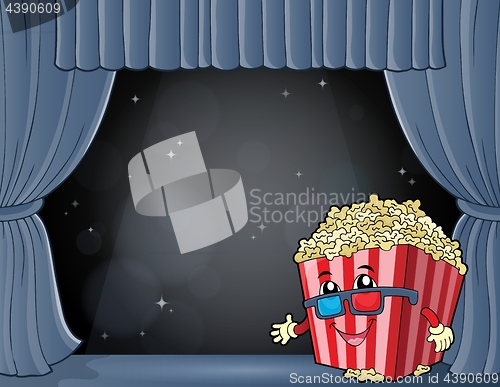 Image of Stylized popcorn theme image 7