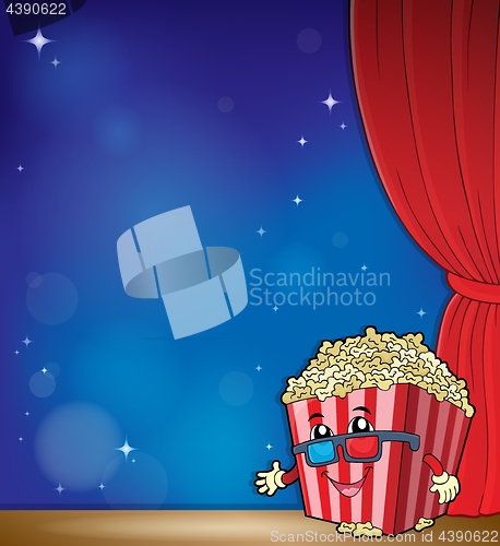 Image of Stylized popcorn theme image 4