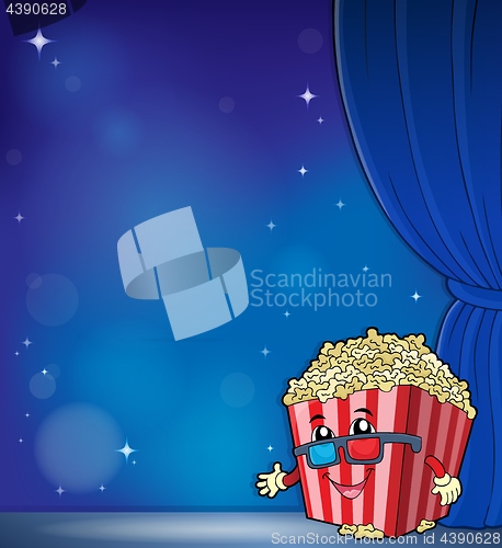 Image of Stylized popcorn theme image 6