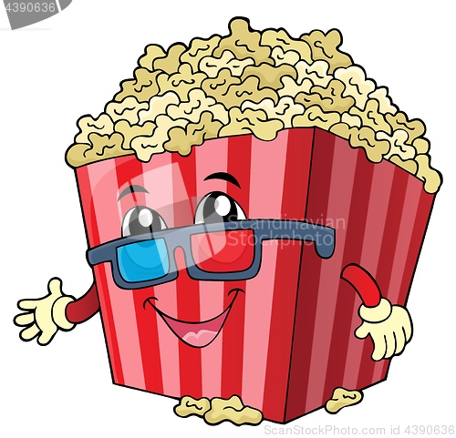 Image of Stylized popcorn theme image 1