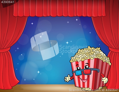 Image of Stylized popcorn theme image 3