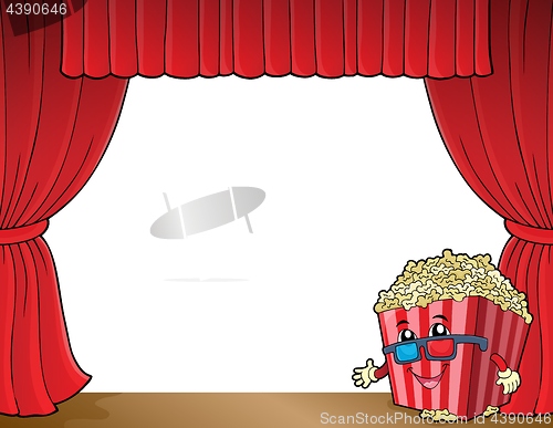Image of Stylized popcorn theme image 2