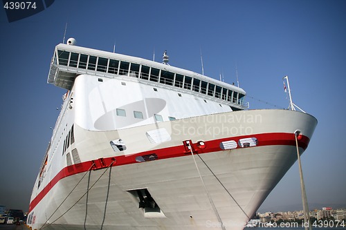 Image of modern passenger ship