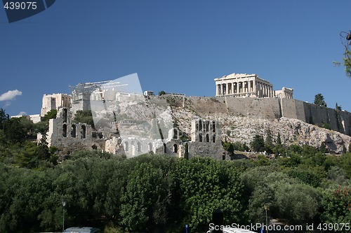 Image of the rock of parthenon