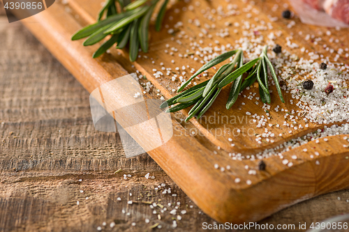 Image of The meat steak on kitchen