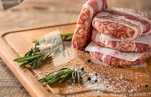 Image of The meat steak on kitchen