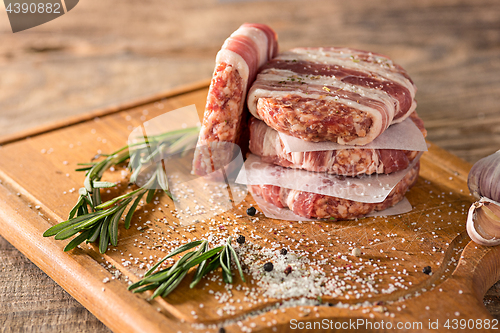 Image of The meat steak on kitchen