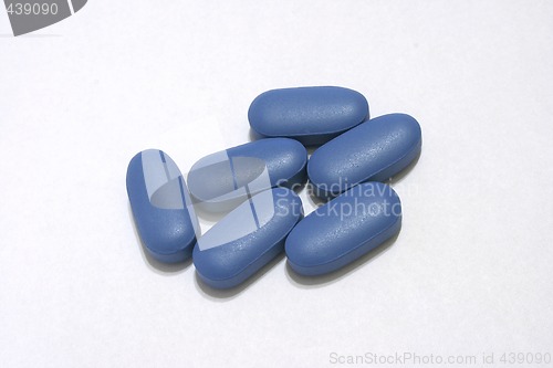 Image of blue pills