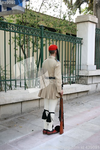 Image of guard standing