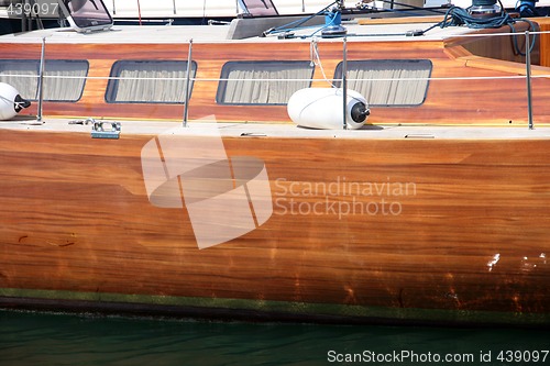 Image of sail yacht side