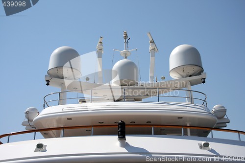 Image of yacht radar