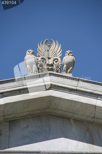 Image of owl statues