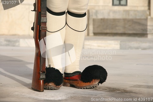 Image of greek traditional guard