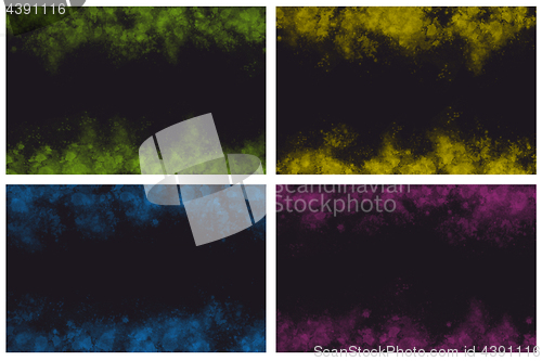 Image of various abstract background frames