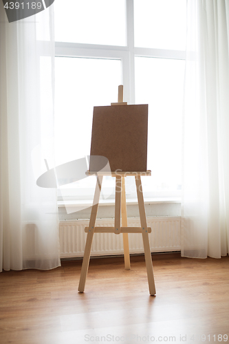 Image of wooden easel at art studio