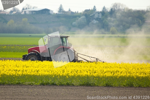 Image of Tractor at work