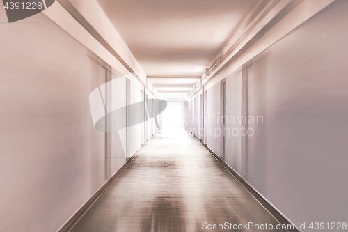 Image of Corridor with motion blur