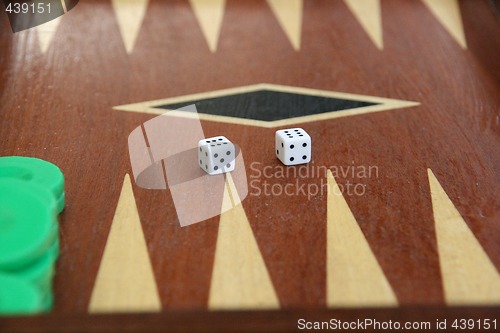 Image of backgammon doubles