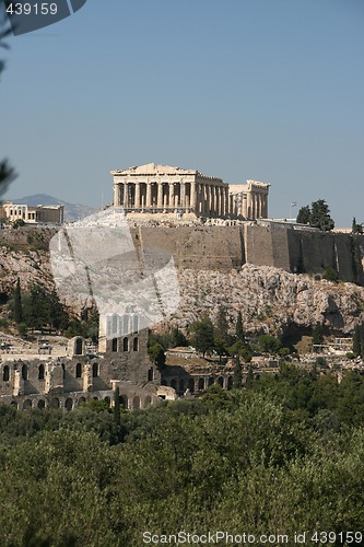Image of nature and parthenon
