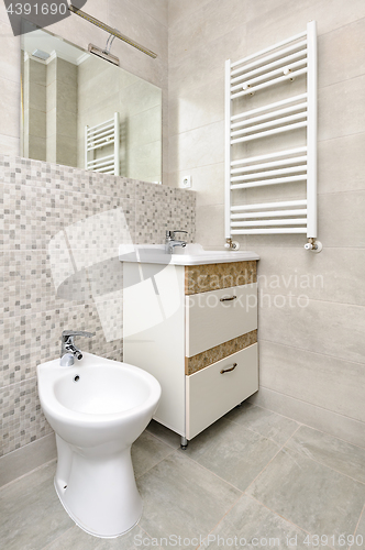 Image of Modern bathroom interior