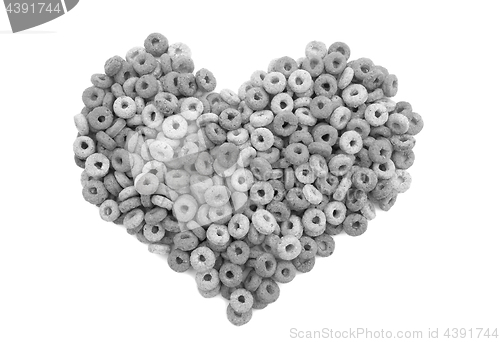 Image of Multigrain hoops breakfast cereal heart
