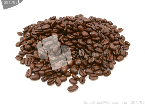 Image of Heap of coffee beans