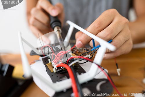 Image of Making of drone at home