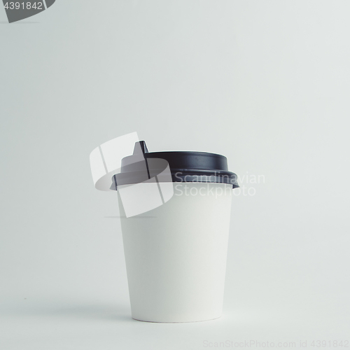 Image of Paper cup with cap