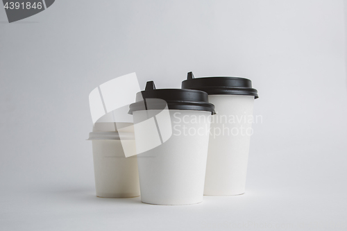 Image of Paper cup with cap