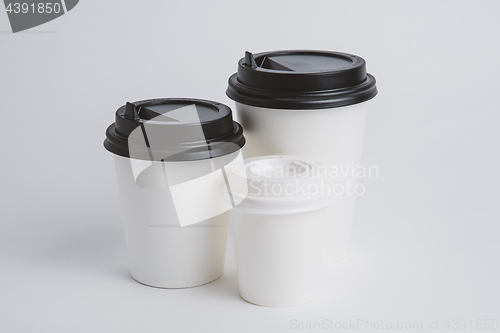 Image of Paper cup with cap