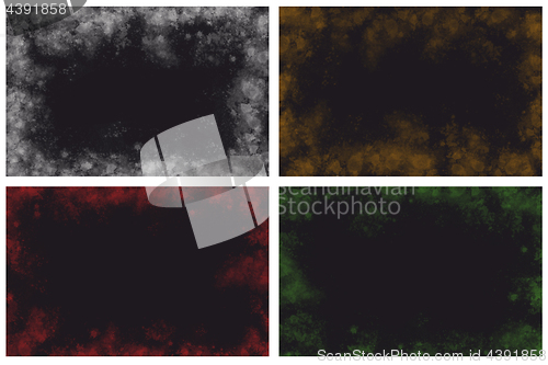 Image of various abstract background frames