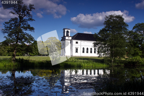 Image of Church in hoersholm slotshave