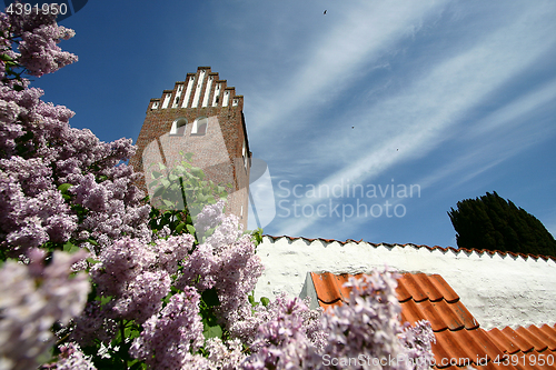 Image of Tikøb church in 2015