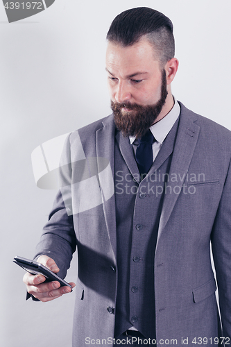 Image of Business man on the phone