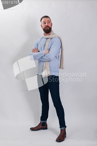 Image of Man fashionable dressed for spring