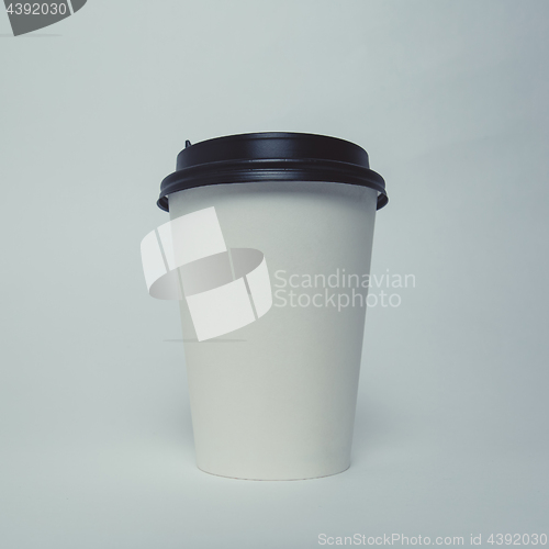 Image of Paper cup with cap