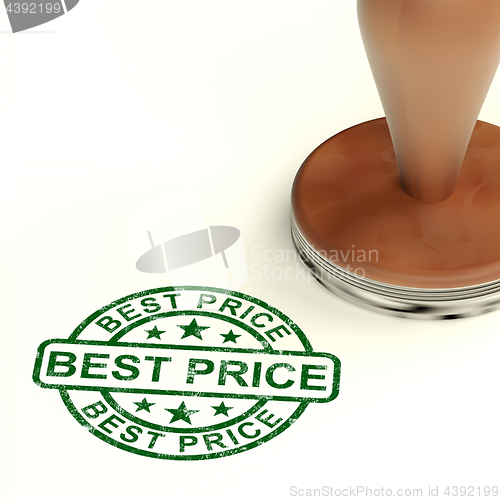 Image of Best Price Stamp Showing Sale And Reductions