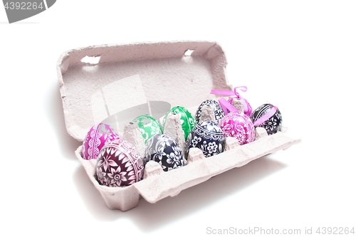 Image of color easter eggs