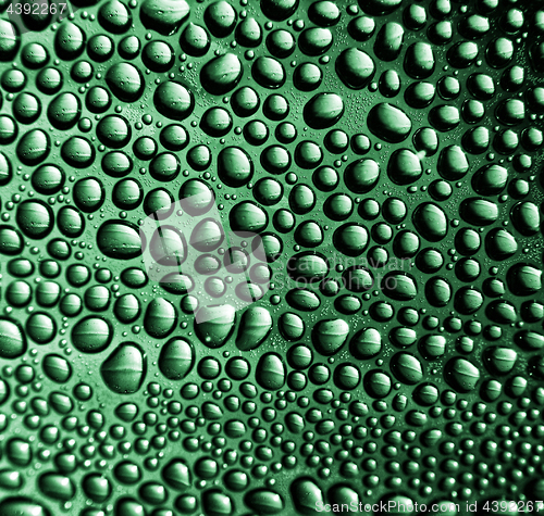 Image of water drops texture