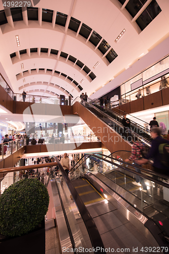 Image of modern shopping center