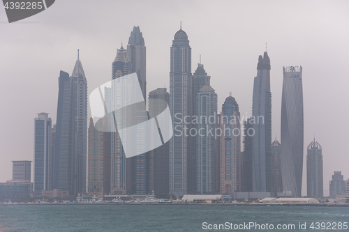 Image of Panorama Dubai city UAE