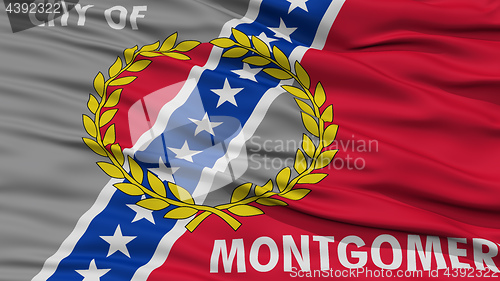 Image of Closeup Montgomery Flag
