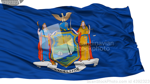 Image of Isolated New York Flag, USA state