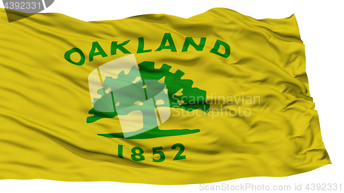 Image of Isolated Oakland City Flag, United States of America