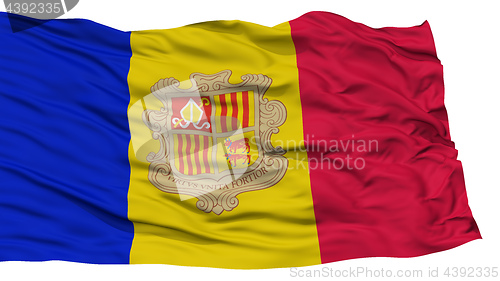 Image of Isolated Andorra Flag