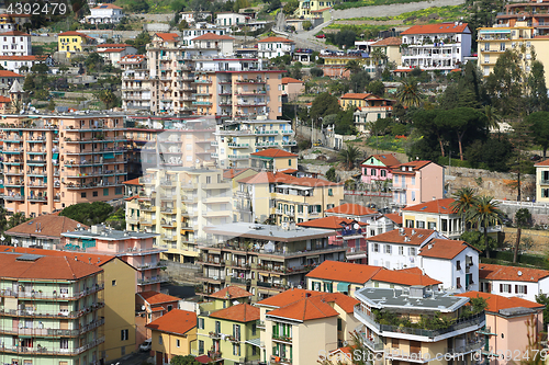 Image of View of Sanremo (San Remo) on Italian Riviera