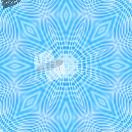 Image of Abstract blue background with concentric ripples pattern