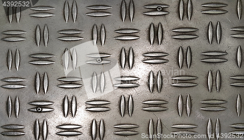 Image of Texture of metal diamond plate