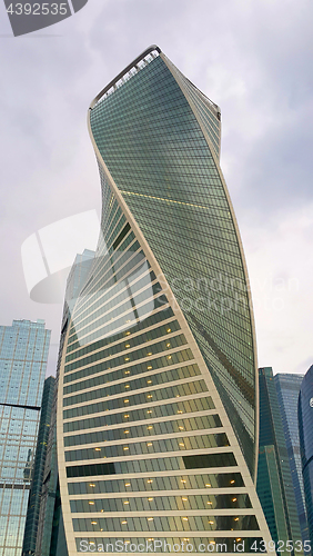 Image of Modern skyscrapers, Moscow, Russia