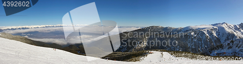 Image of High mountain ski resort